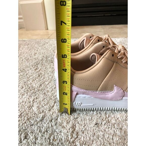 Nike Air Women’s Rose Gold and Pink Air Force Athletic Shoes Size 8.5 US - Picture 10 of 11